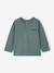 Lot de 2 T-shirts bébé garçon manches longues cacao+vert émeraude - vertbaudet enfant 