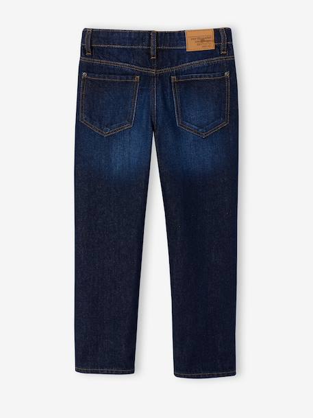 Jean droit garçon morphologie medium denim brut+stone - vertbaudet enfant 