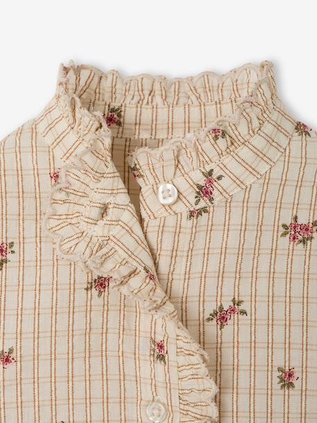 Blouse bébé fille manches longues écru - vertbaudet enfant 