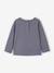 Babyshirt met lange mouwen en hart grijsblauw+lichtroze - vertbaudet enfant 