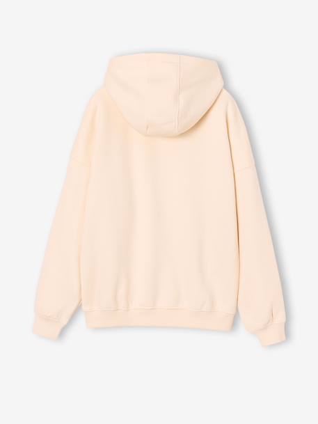 Meisjessweater met capuchon ecru - vertbaudet enfant 