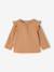 Set van 2 T-shirts baby Basics met lange mouwen hazelnoot+saliegroen - vertbaudet enfant 