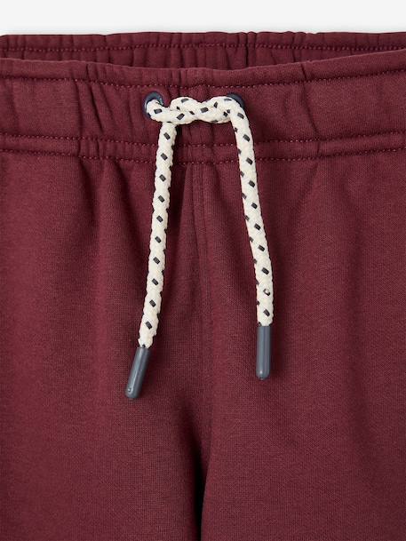 Jongensjoggingbroek bordeauxrood+leigrijs - vertbaudet enfant 