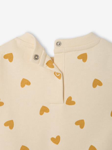 Sweat-shirt imprimé motif léopard taupe+vanille - vertbaudet enfant 