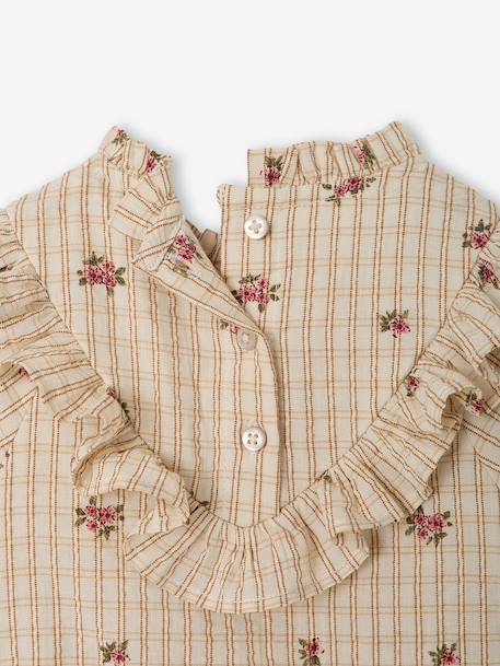 Robe bébé fille manches longues écru - vertbaudet enfant 