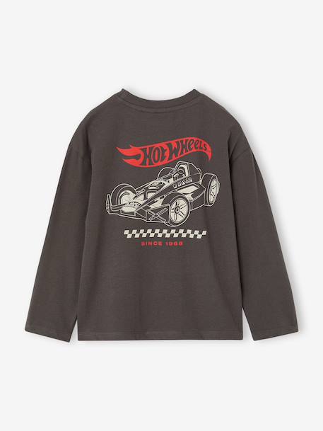 T-shirt manches longues Hot Wheels garçon gris - vertbaudet enfant 