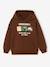 Minecraft hoodie voor jongens chocoladebruin - vertbaudet enfant 