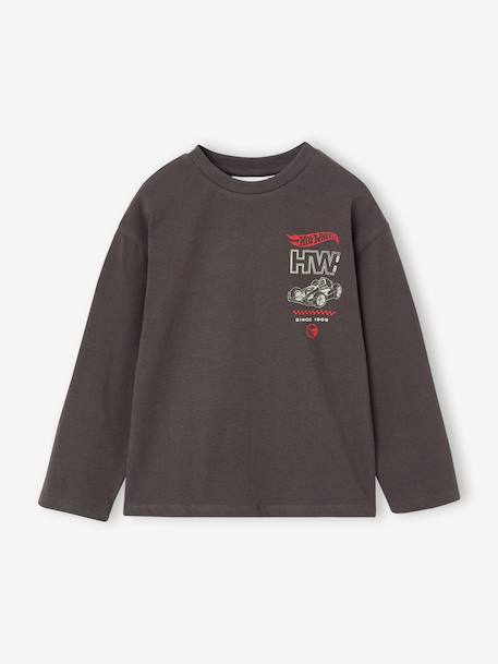 T-shirt manches longues Hot Wheels garçon gris - vertbaudet enfant 