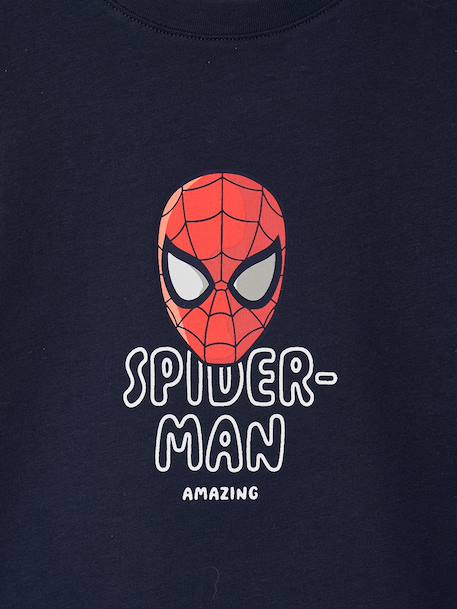 T-shirt manches longues Spiderman garçon marine - vertbaudet enfant 