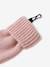 Gebreide meisjesset muts, col en wanten roze (poederkleur) - vertbaudet enfant 