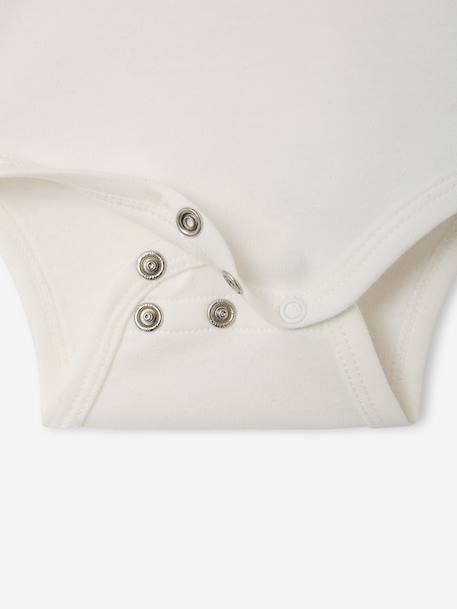 Set van 5 newborn rompers met lange mouw saliegroen - vertbaudet enfant 