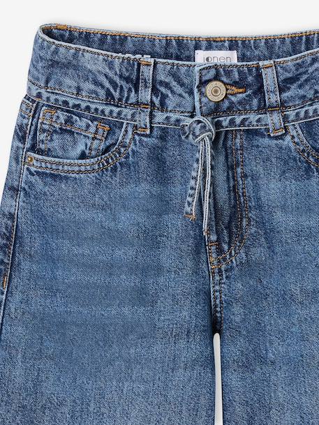 Jean large fille bleu moyen - vertbaudet enfant 