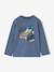T-shirt manches longues garçon bleu moyen - vertbaudet enfant 
