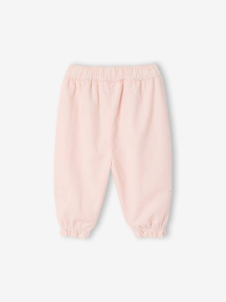 Babypantalon van velours lichtroze - vertbaudet enfant 