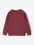 Sweat garçon col rond manches longues blanc chiné+bleu nuit+rouge chiné - vertbaudet enfant 