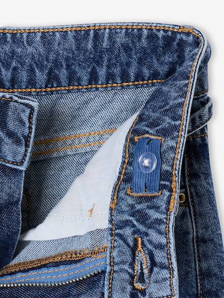 Jean large fille bleu moyen - vertbaudet enfant 