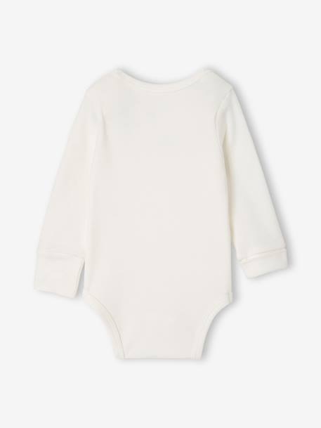Lot de 5 bodies naissance manches longues vert sauge - vertbaudet enfant 