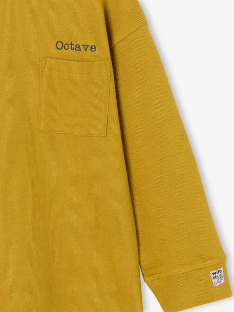 T-shirt manches longues garçon olive - vertbaudet enfant 