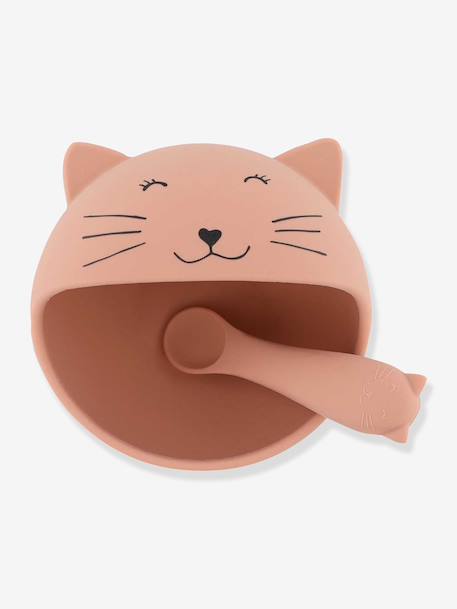 Set repas bébé Mr. Lion rose pâle - vertbaudet enfant 