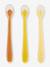 Set van 3 babyvoedingslepels Mr. Lion blauw+geel+lichtroze - vertbaudet enfant 