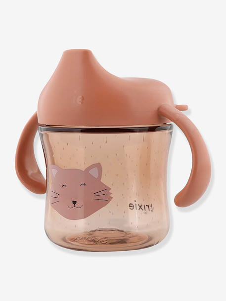 Tasse d'apprentissage Mr. Lion jaune+orange+rose pâle+vert - vertbaudet enfant 
