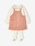 3-delige babyset jurk, shirt en maillot rouge - vertbaudet enfant 