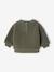 Sweat bébé en sherpa noix de pécan+vert - vertbaudet enfant 