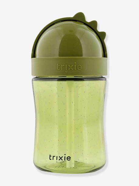 TRIXIE drinkbeker met rietje Mrs. Cat groen+lichtroze - vertbaudet enfant 