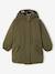 Parka fille à capuche doublée imitation fourrure bois de rose+noir+prune+vert foncé - vertbaudet enfant 