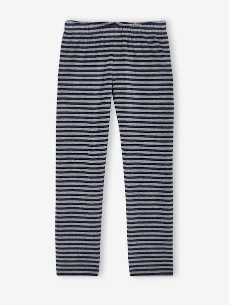 Set van 2 velours jongenspyjama's marineblauw - vertbaudet enfant 