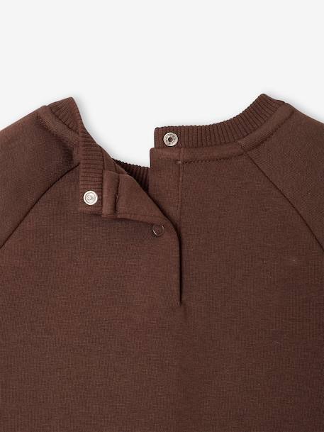 Sweat bébé garçon manches longues marron - vertbaudet enfant 