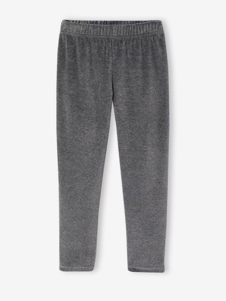 Set van 2 velours jongenspyjama's antraciet - vertbaudet enfant 