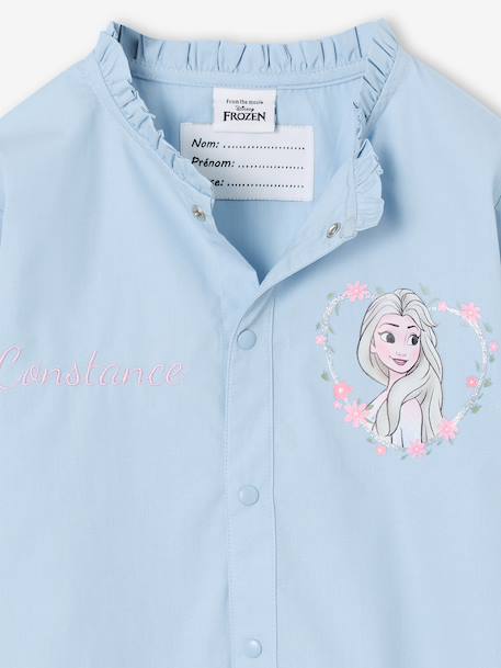 Tablier La Reine des Neiges personnalisable bleu ciel - vertbaudet enfant 