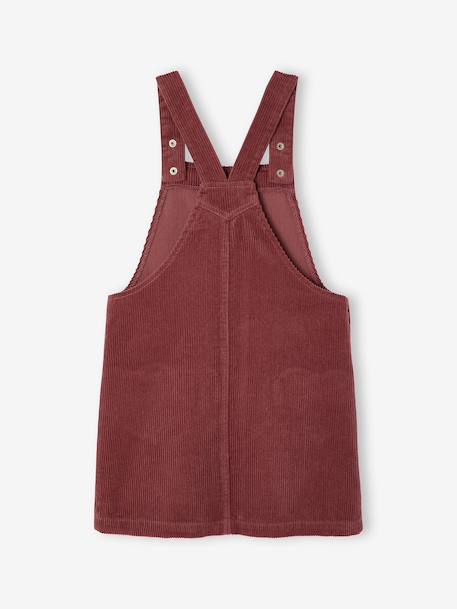 Robe salopette fille mauve+vert - vertbaudet enfant 