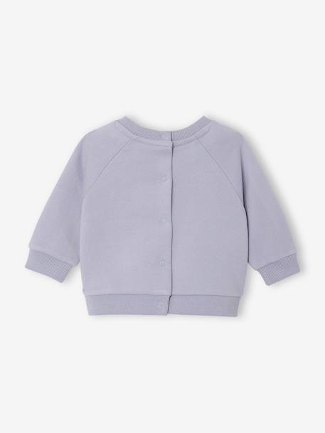 Sweat bébé ouverture dos bleu ciel - vertbaudet enfant 