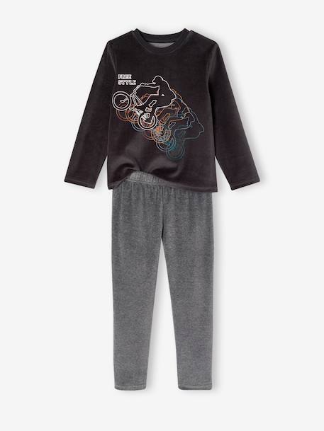 Lot de 2 pyjamas garçon anthracite - vertbaudet enfant 