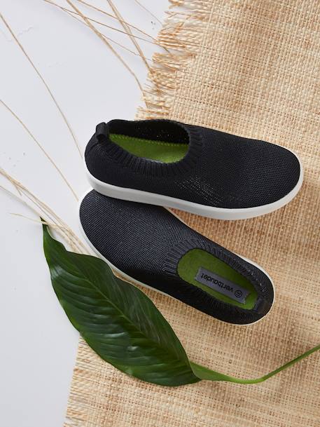 Baskets slip-on fille éco-responsables NOIR - vertbaudet enfant 