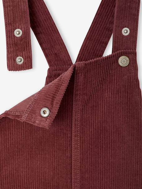 Robe salopette fille mauve+vert - vertbaudet enfant 
