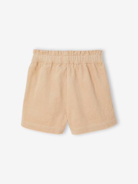 Short fille taille paperbag vanille - vertbaudet enfant 