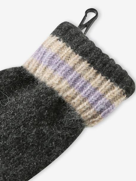 Meisjesset met muts, colsjaal en handschoenen antraciet - vertbaudet enfant 