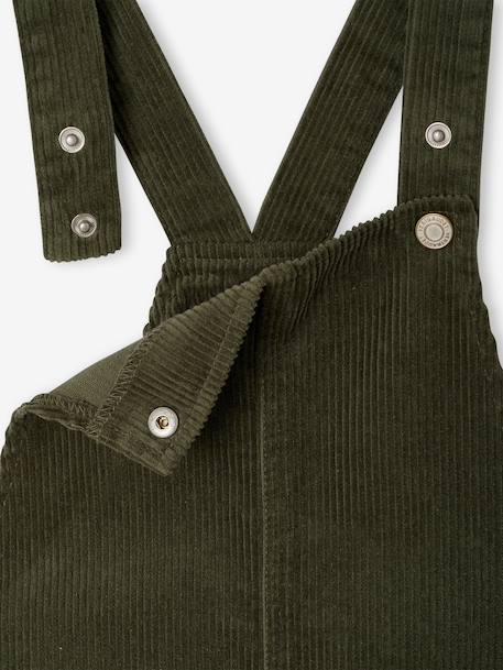 Robe salopette fille mauve+vert - vertbaudet enfant 