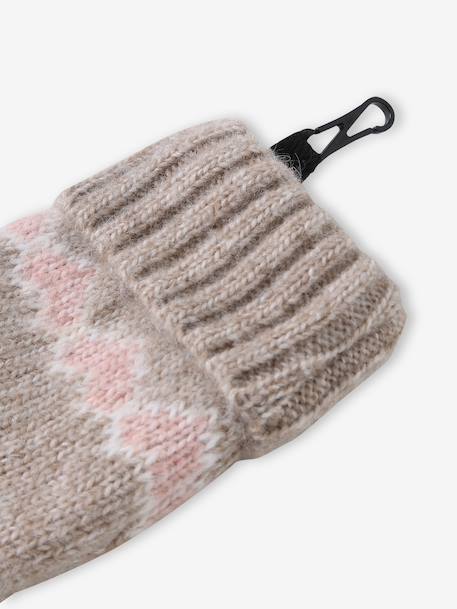 Meisjesset muts, colsjaal en handschoenen mokka - vertbaudet enfant 