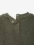 Baby sweater in sherpa groen+pecannoot - vertbaudet enfant 