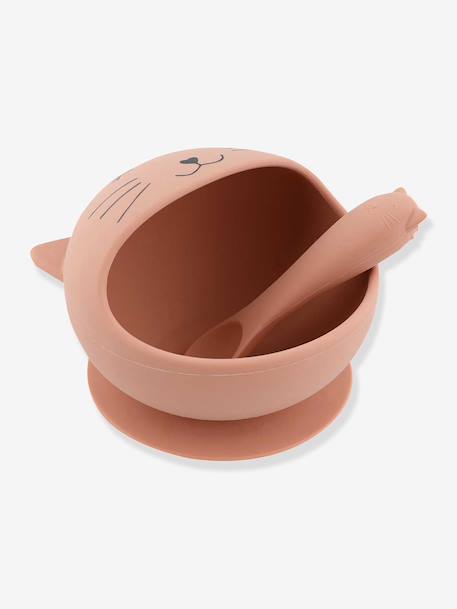 Set repas bébé Mr. Lion rose pâle - vertbaudet enfant 
