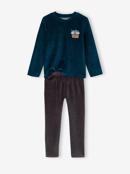 Lot de 2 pyjamas garçon anthracite - vertbaudet enfant 