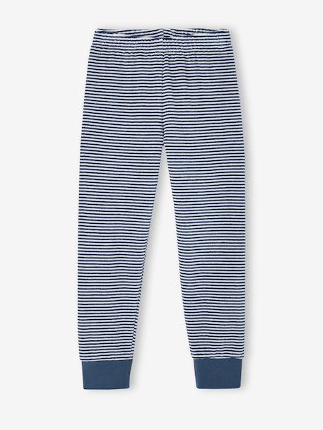 Lange jongenspyjama blauw - vertbaudet enfant 