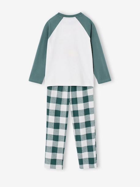 Pyjama garçon 2 pièces vert - vertbaudet enfant 
