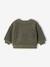 Sweat bébé en sherpa noix de pécan+vert - vertbaudet enfant 