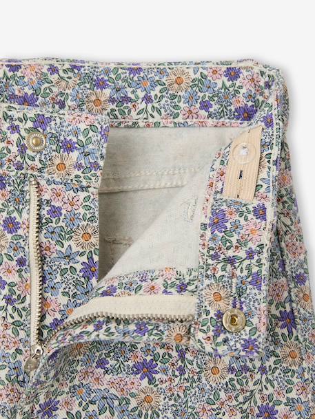 Pantalon large fille lilas - vertbaudet enfant 