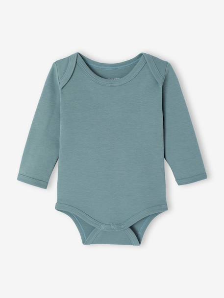 Set van 5 babybody's met lange mouwen ecru - vertbaudet enfant 